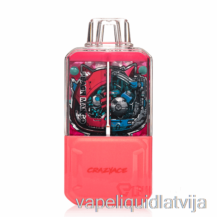 Crazyace B15000 Vienreizējās Lietošanas Persiku Mango Vape šķidrums